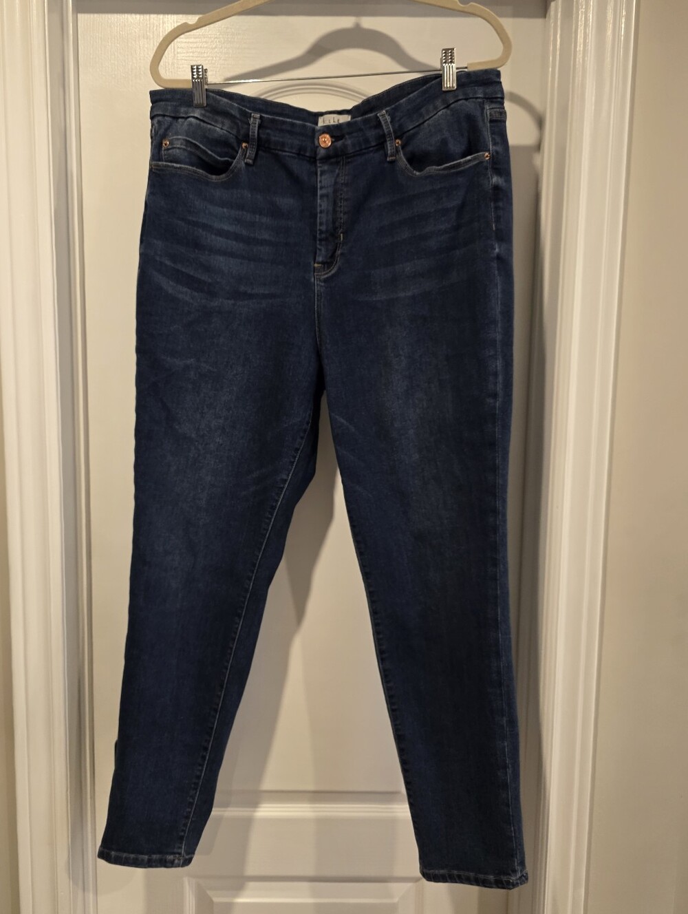 Nicole Miller | Women's Plus Size | Dark Blue | Skinny Jeans | Size 16
